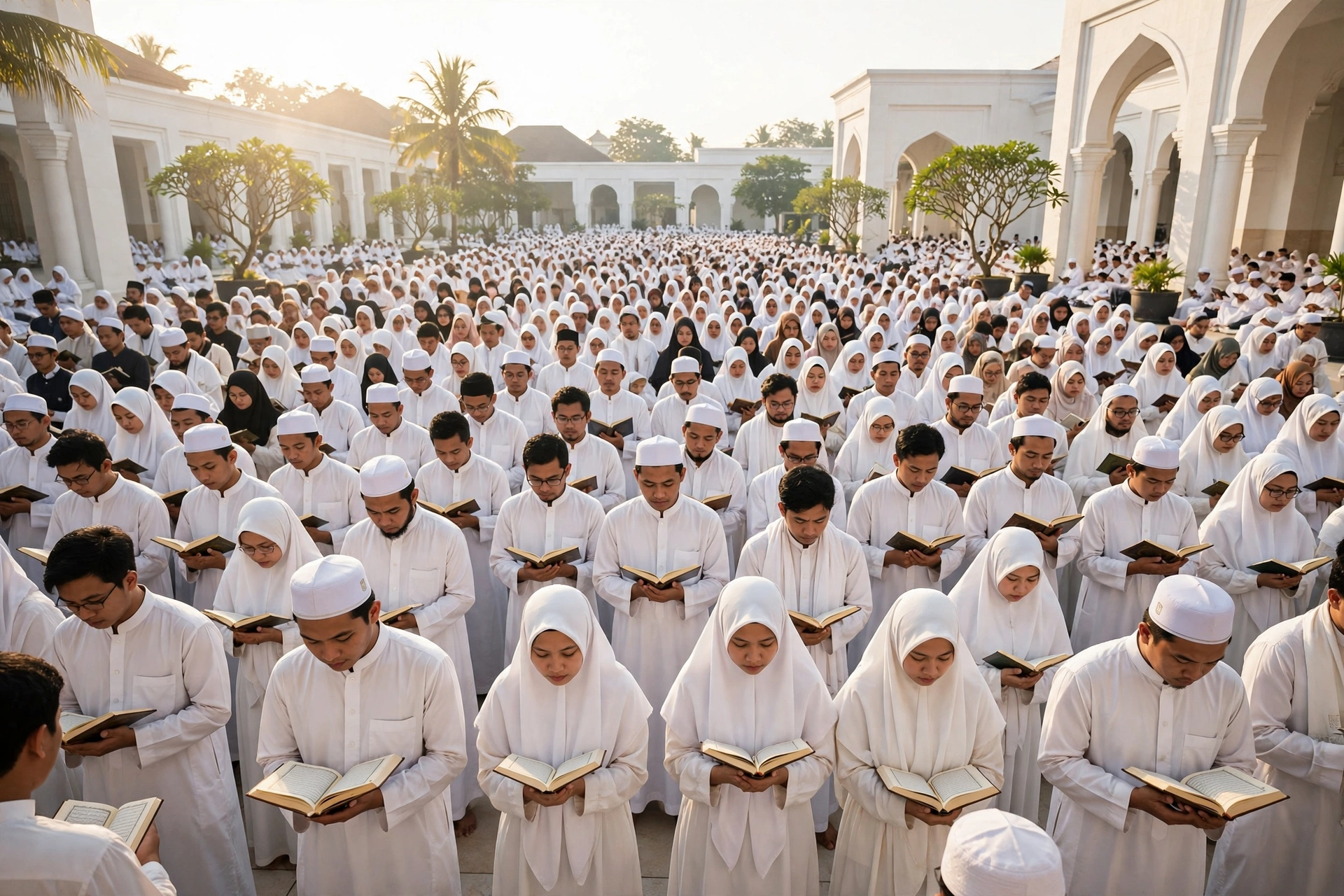 Khataman Al-Quran Massal 20 Ribu Alumni Meriahkan 100 Tahun Gontor
