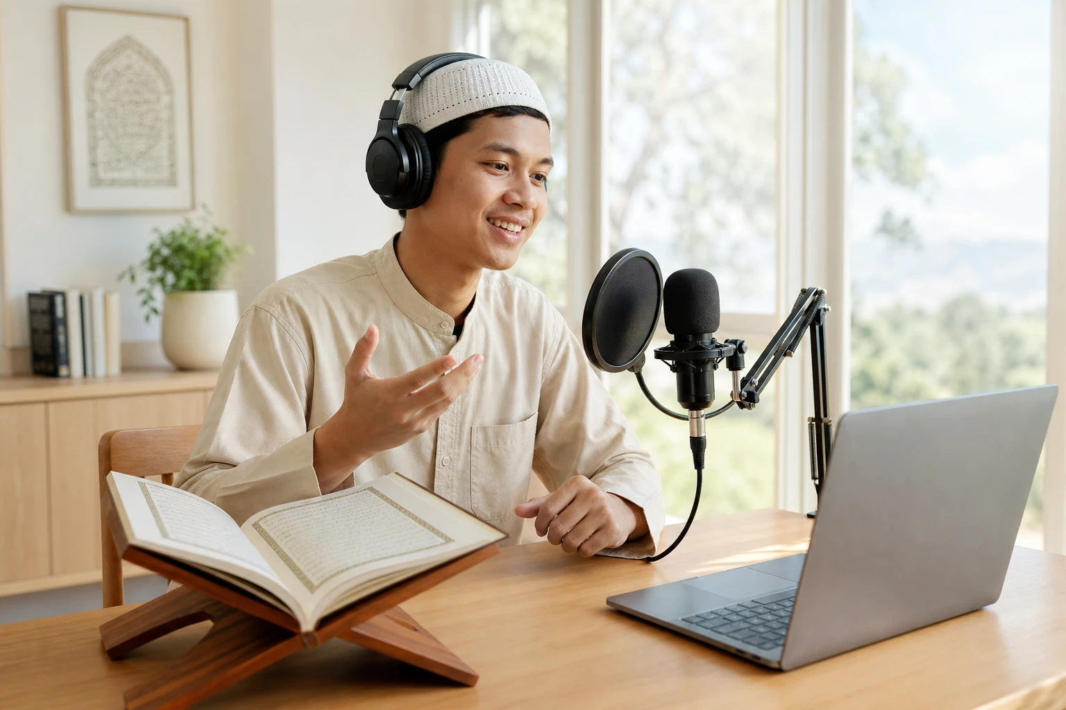 Podcast Rumah Tahfizh Jadi Ruang Edukasi Generasi Muda di RTQ Al-Furqan Aceh