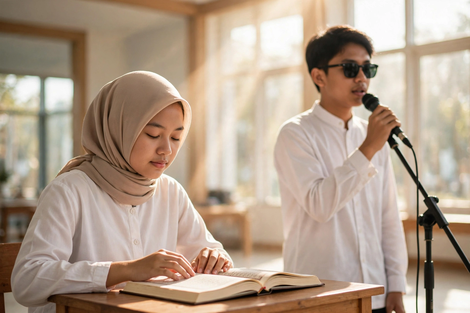 40 Qari Tunanetra Berlaga di MTQ Nasional 2026, Al-Quran Braille Jadi Andalan